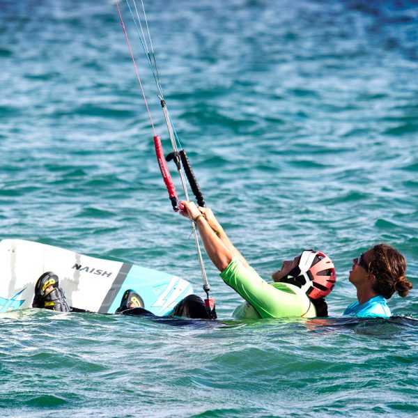 Our instructors certified IKO follow you in each stage of kitesurfing lessons.