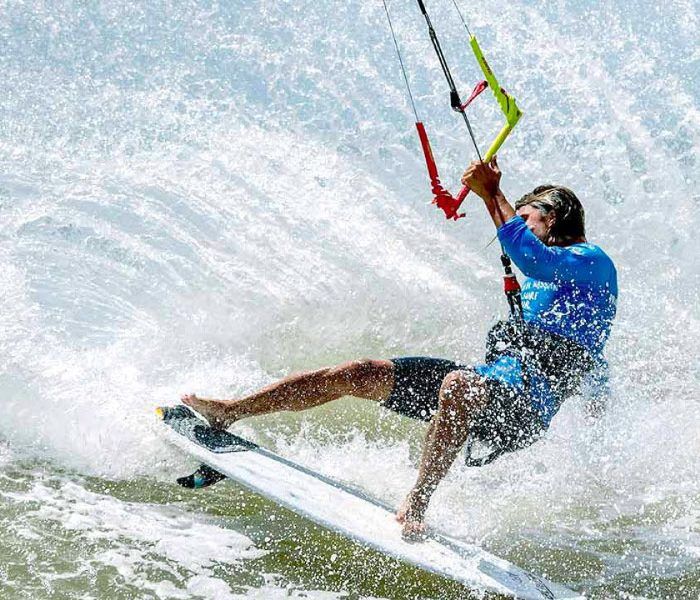 Compétition GKA à Dakhla en Strapless Freestyle