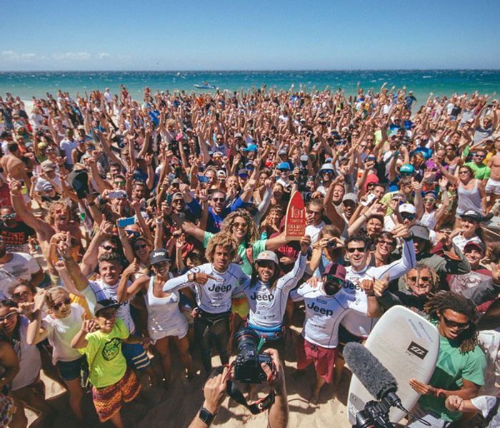 Concurso mundial de kitesurf GKA Strapless Freestyle y Waves