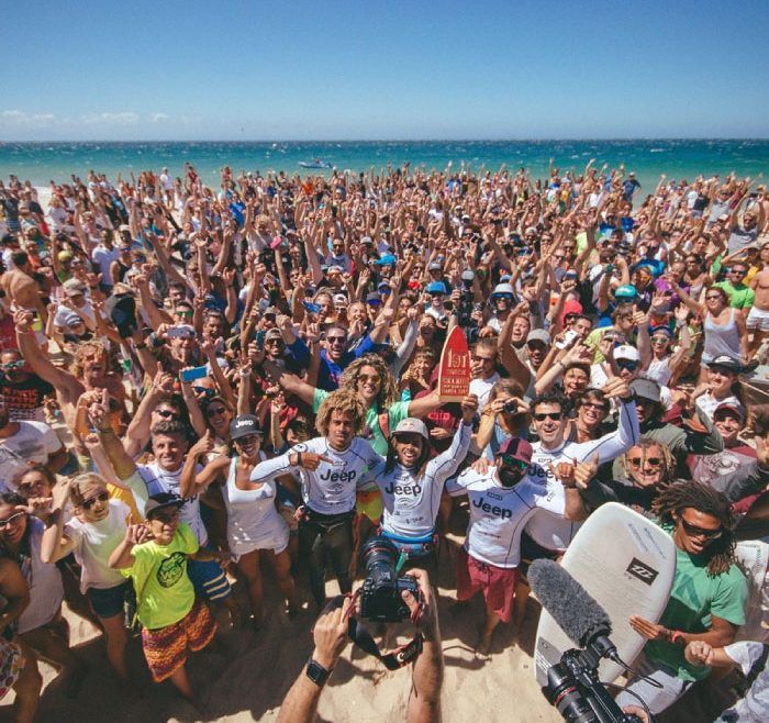 Winner of the World Kitesurf Competition GKA Strapless Freestyle and Waves