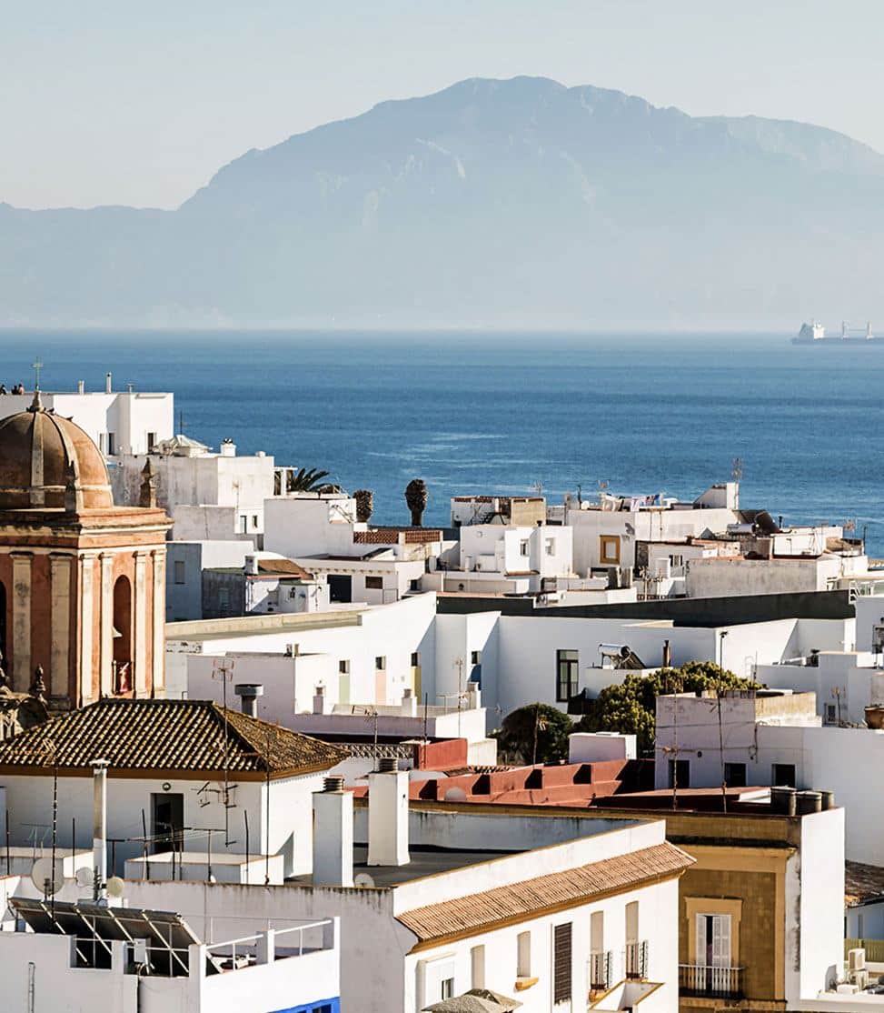 Tarifa village view on Morocco