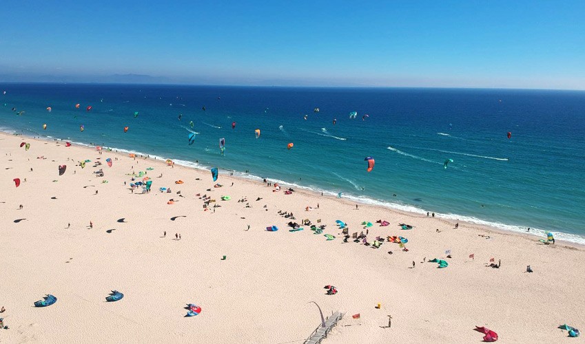 Kitesurfing in Tarifa the best spot of europe
