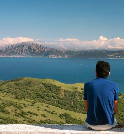 Point de vue sur le détroit de Gibraltar