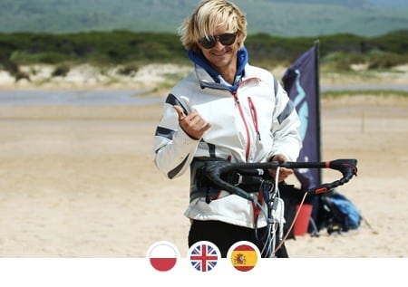 Kitesurf instructor in Tarifa Polish languages