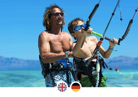 German instructor Tarifa kitesurfing